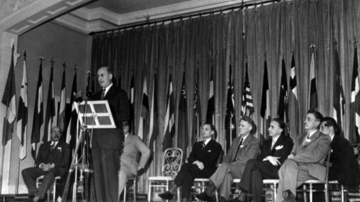 مؤتمر بريتون وودز في عام 1944