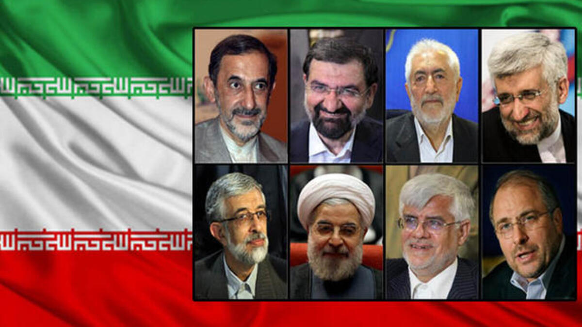Iran 2013 elections candidates