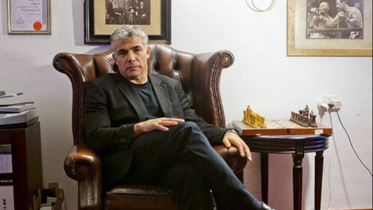 Yair Lapid no armchair activist!