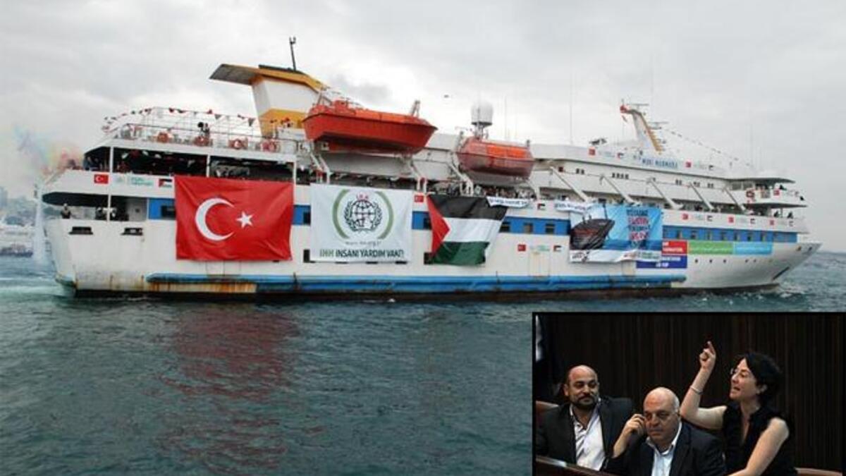 Haneen Zoabi (bottom right) caught up in flotilla scandal