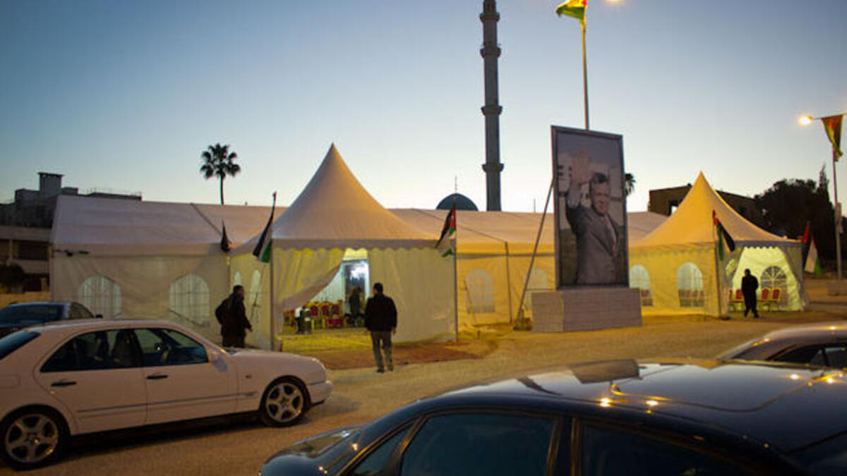 خيمة مرشح في الانتخابات النيابية