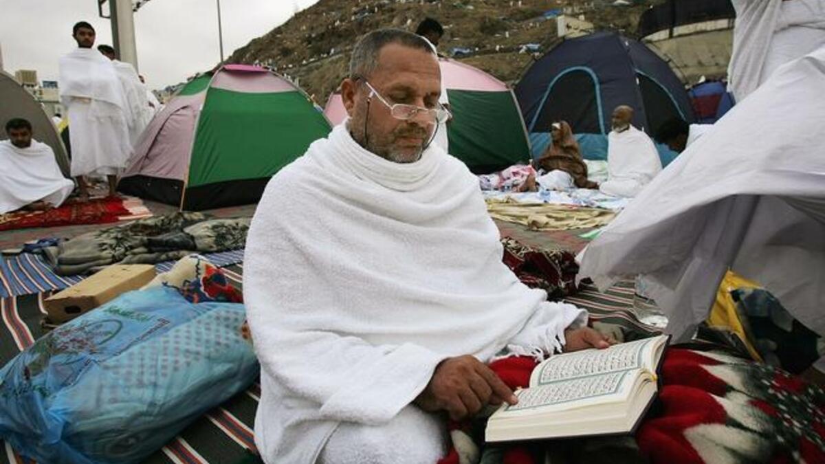 A man who has completed the Hajj is called a Hajji, and a woman, a Hajjah. It becomes a title for life, the spiritual kin if you like to the academic PhD, and said to endow more much wisdom. Once back home, people
 pay their respects and congratulate the honorable Hajjis. During such visits they drink ZamZam water, eat dates, hold prayer
 beads.