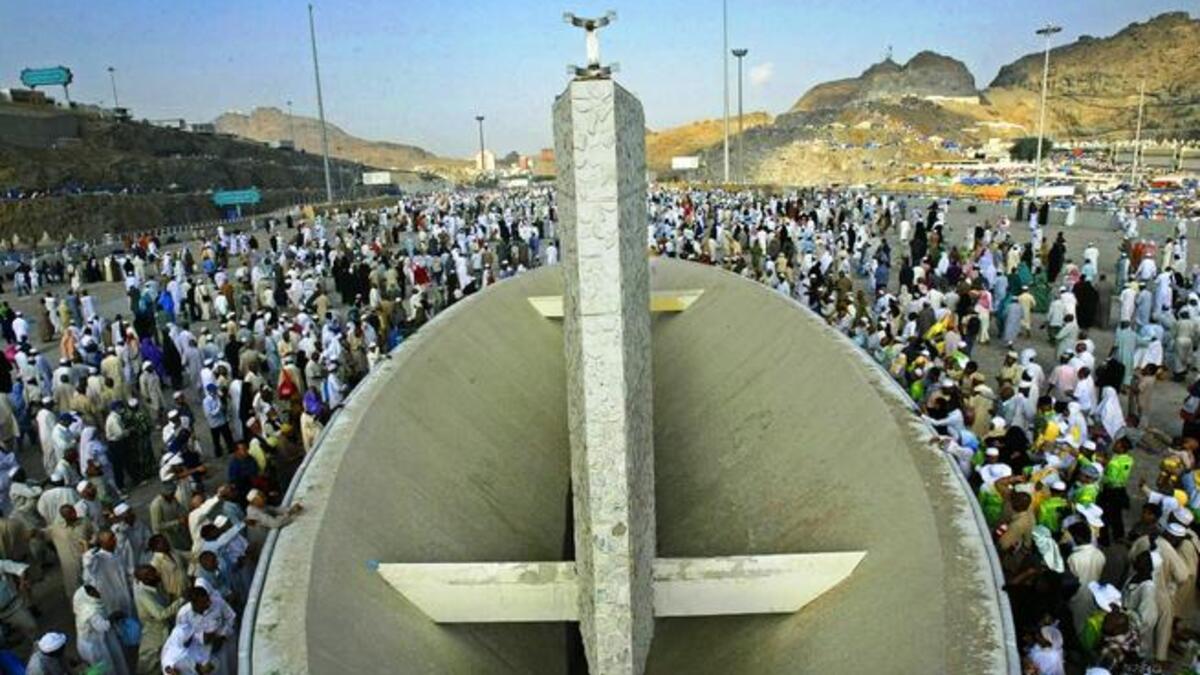 Taawaf-e-Afaza: First , another, or additional, circuit of the Ka’ba, then it's back to Mina for 3 or 4 days, 
stoning the pillars each day. Pilgrims by now can in theory step out of their pilgrim attire and 'state' of Ihram.