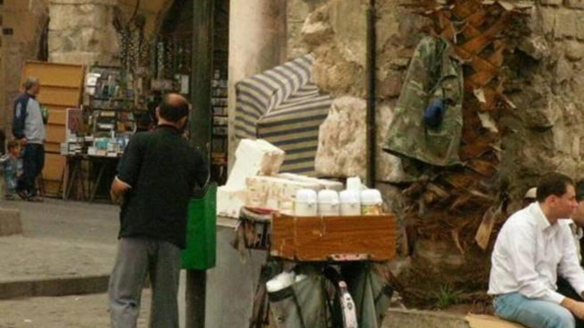 Street coffee seller