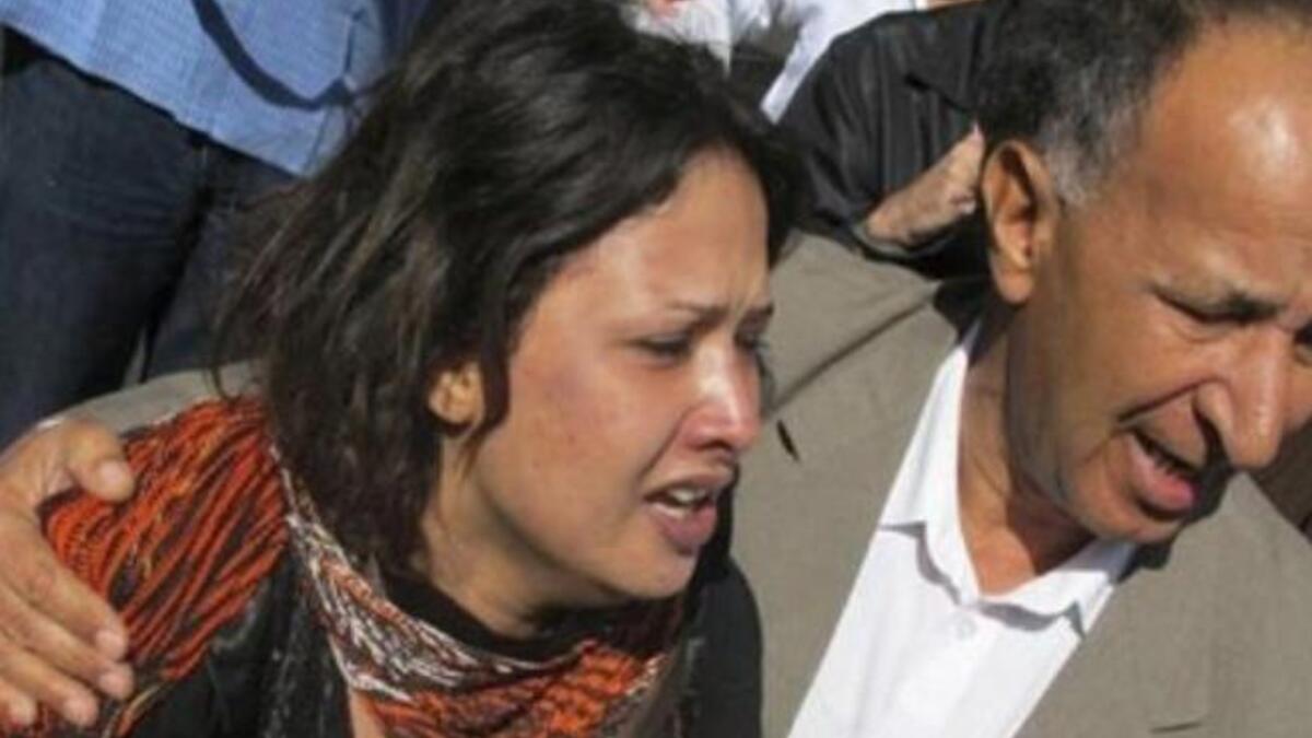 كان مراسلو قنوات &quot;سي ان ان&quot; و&quot;بي بي سي&quot;  و&quot;رويترز&quot; و&quot;التايمز&quot; من ضمن المتواجدين أثناء دخول المرأة إلى المطعم.