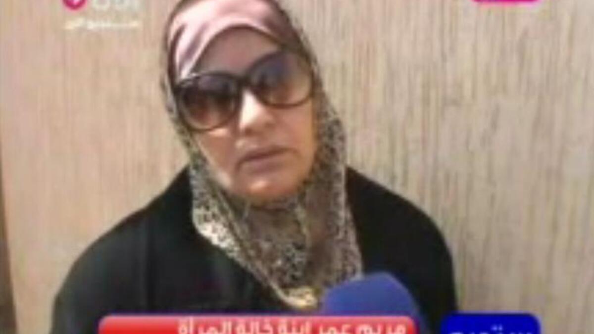 ابنة خالة العبيدي تقول أنها اعتقلت هي ومجموعة من زميلاتها عند نقطة تفتيش بعد مشاركتها في مظاهرة سلمية.