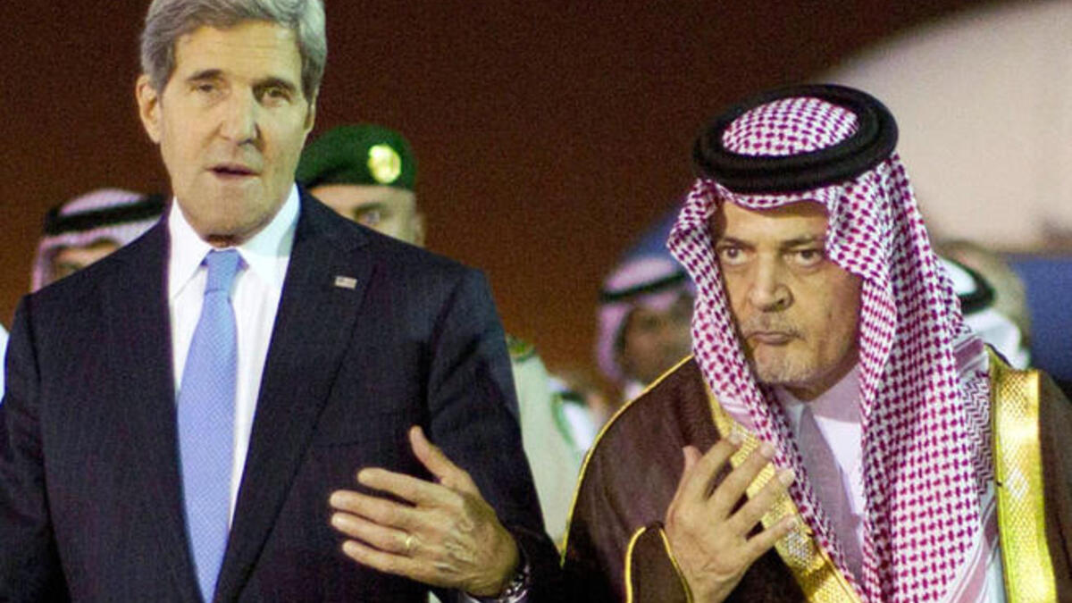 kerry and saud al faisal