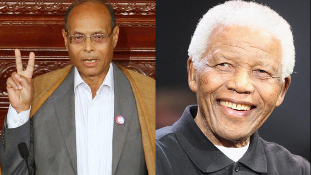 nelson mandela Moncef Marzouki