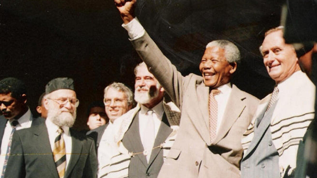 nelson mandela jews