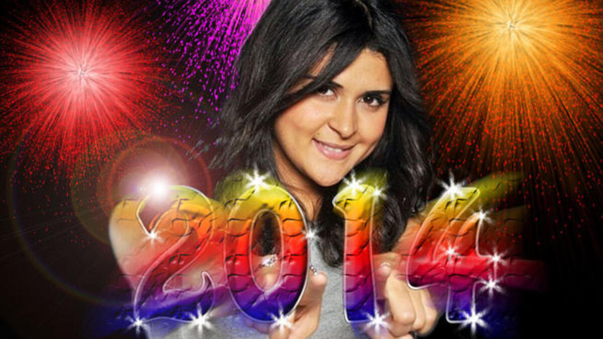 سلمى رشيد احتفال رأس السنة 2014