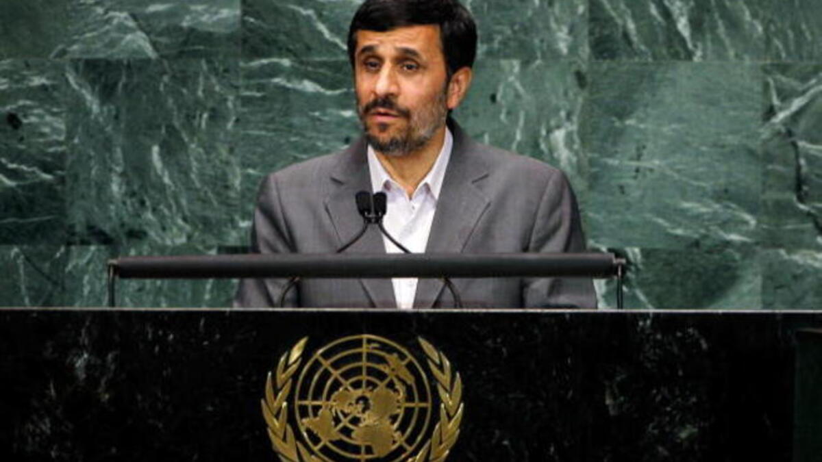 Iran nuclear Israel Ahmadinejad