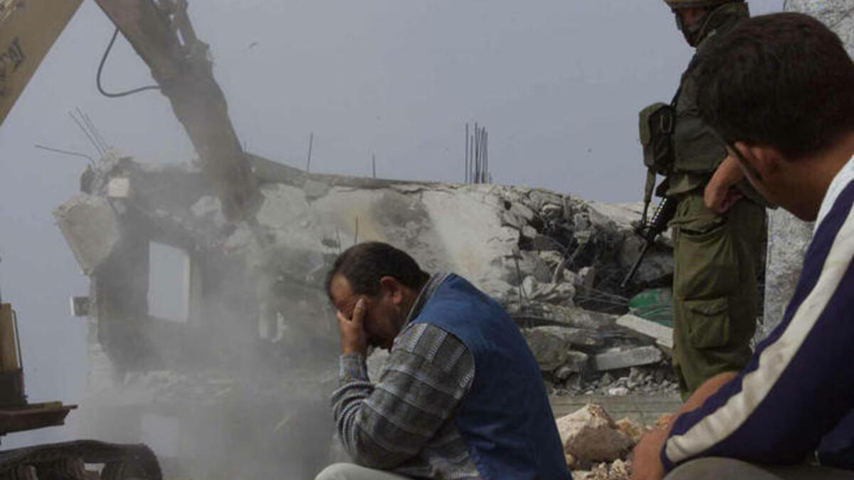 Palestine home demolition by Israel
