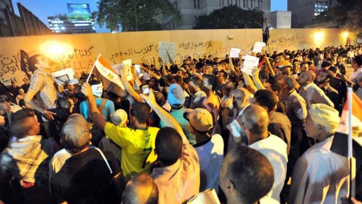 Egypt embassy protests