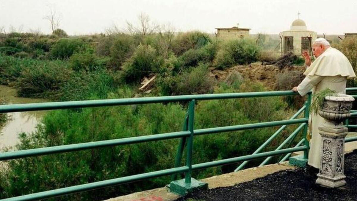 Pope John Paul II in Jordan