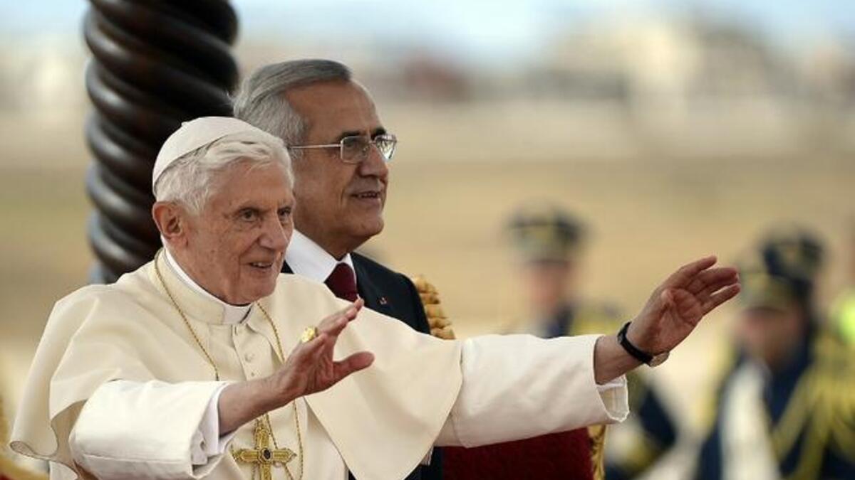 Pope Bennedict XVI visits Lebanon, 2012