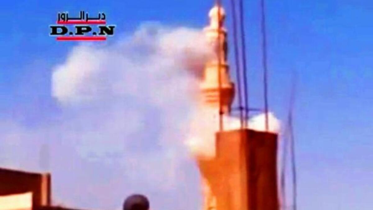 Bombing mosques, as this one at Deir El-Zor, in the first week of Ramadan- the Regime sends out the stark message that 
even the House of God is not off limits- and there is no sanctuary for a people who challenge the Syrian rule.
The mosque, as cornerstone of the people's cultural identity, is frequented more than usual during Ramadan.