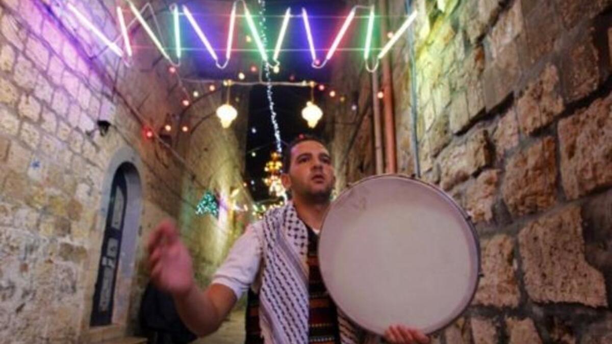 Jerusalem celebrates Ramadan. Prized by Muslims as the epicenter of Islam's Holy Land, Jerusalem houses Dome of the Rock and Al-Aqsa. Muslims hold that the Dome is the rock that  Muhammad ascended into heaven. Al Aqsa Mosque, or "Noble Sanctuary," is the third holiest site in Sunni Islam.