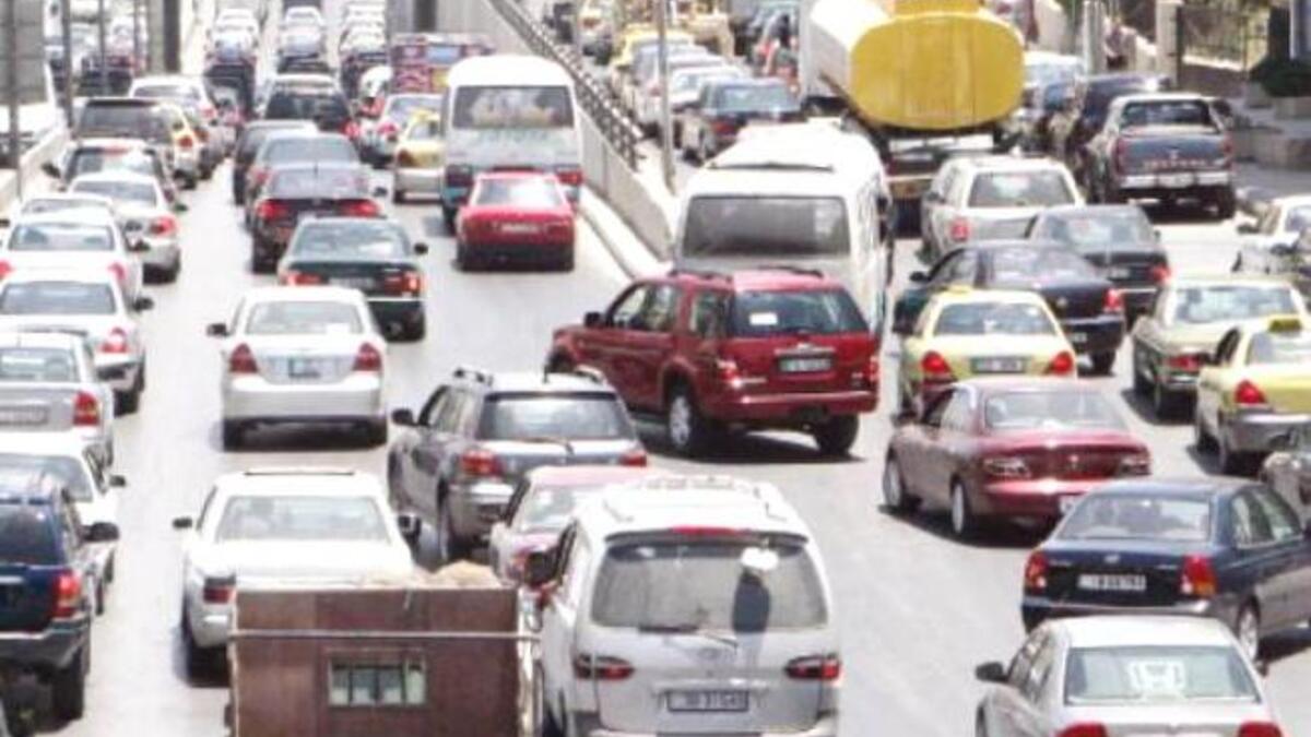 Amman's traffic swells for Ramadan 2012