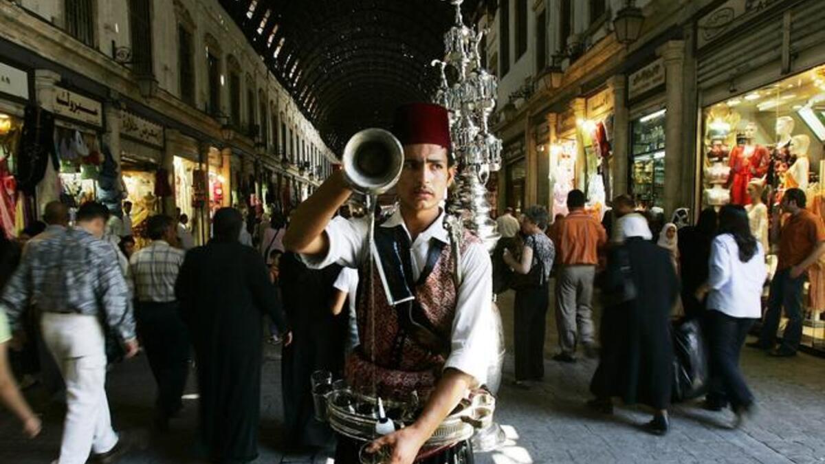 Ready for Ramadan: A supermarket owner in Damascus, reports that people have started stocking up on nonperishable foods
as they brace themselves for an escalation in civil unrest during Ramadan with larger numbers of protesters expected on the streets.