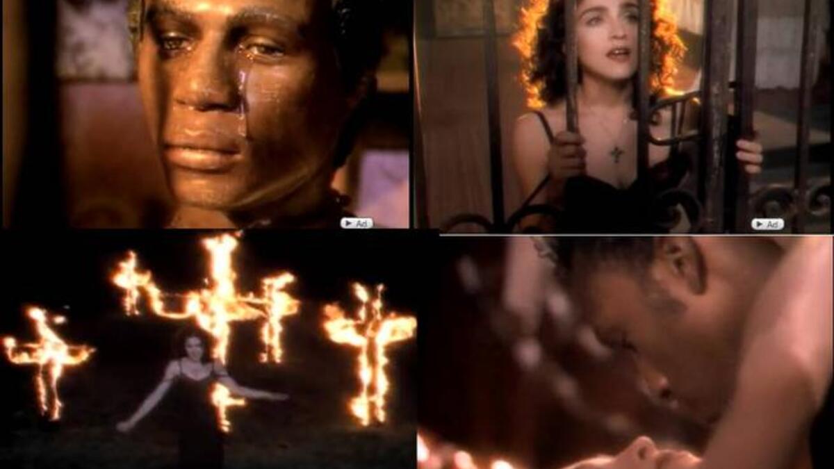 Black Jesus: Madonna offends Christians with Like a Prayer