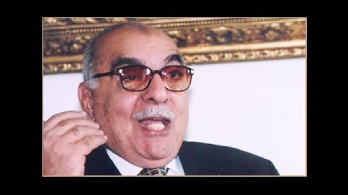 Egyptian television presenter Ahmed Farrag: his marriage to Lebanon's rather flashy Sabah seemed at odds with his
penchant for religiosity in his TV shows which took on a more sombre tone than Sabah's showy facade.