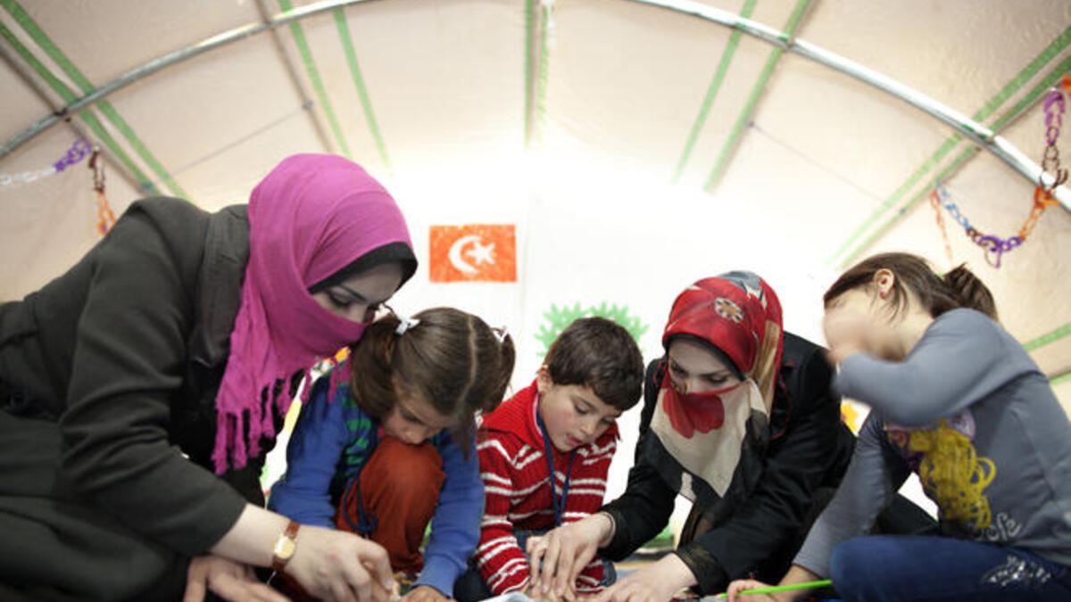 children school refugee camp (UNHCR/ B. Sokol)