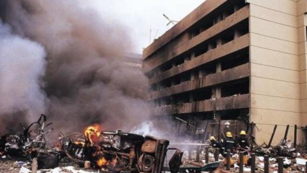 August 7, 1998, al-Qaeda set off bombs at the U.S. embassies in Nairobi, Kenya, and Dar es Salaam, Tanzania, killing 224 people and injuring more than 5,500 others.