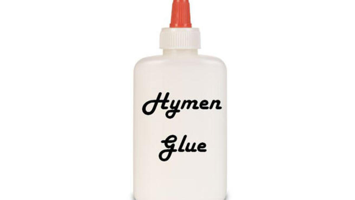 Hymen glue