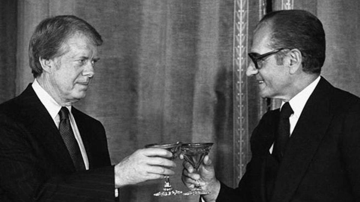 The Shah with Carter