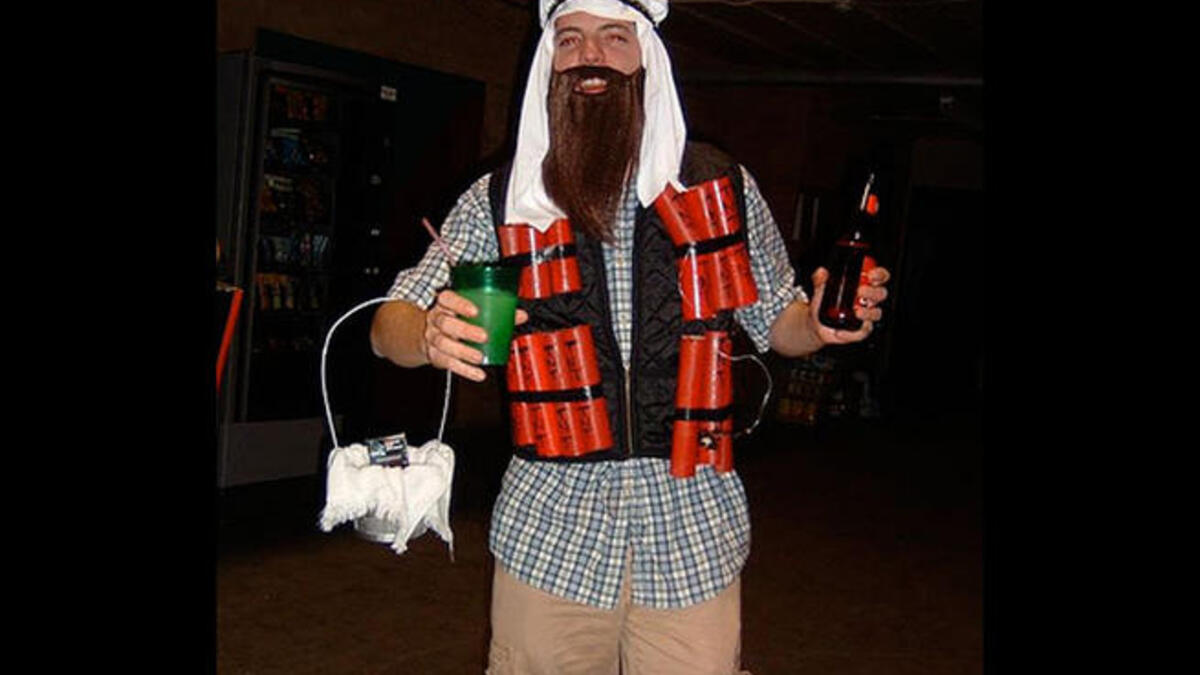 Suicide bomber costume dress-up