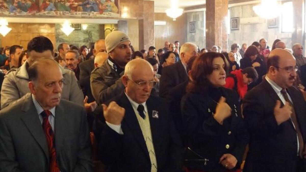 Iraqi Christmas service in Kirkuk