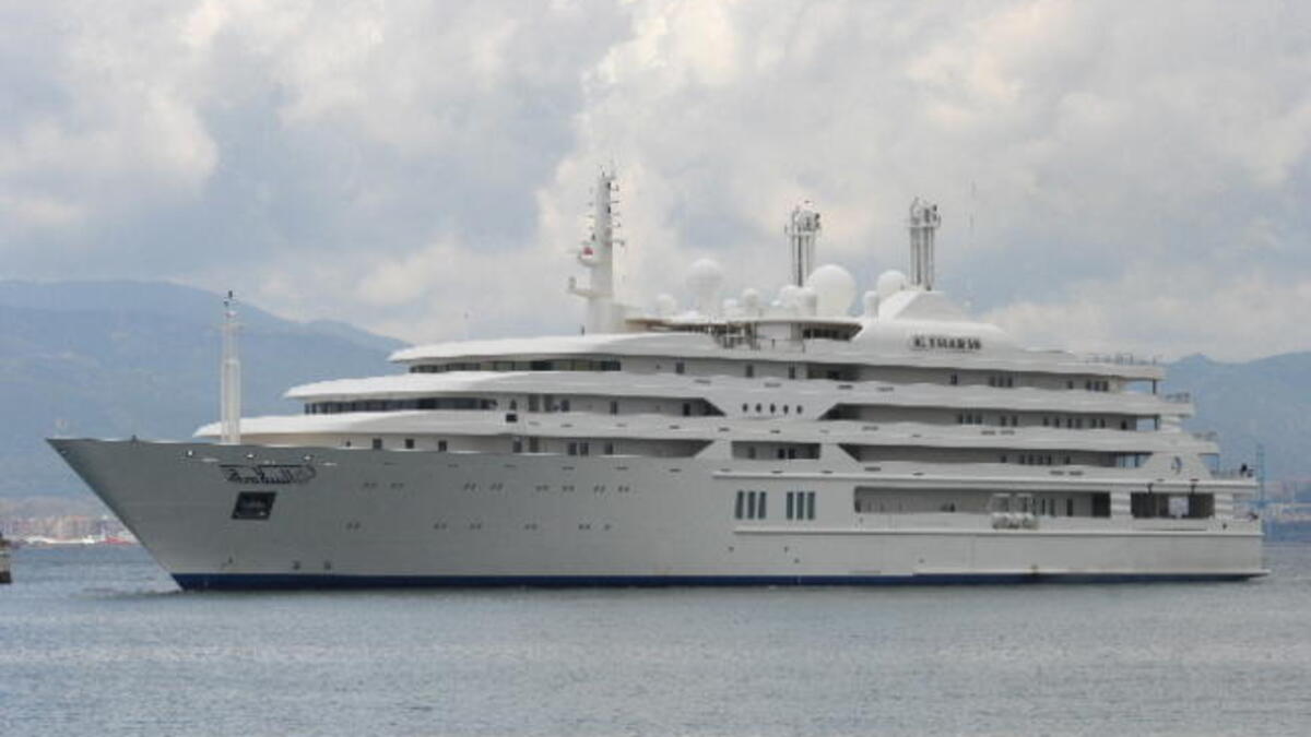 Al Salamah - Another in the Saudi Arabian yacht fleet, in the care of Prince Sultan bin Abdul Aziz, son of the late Fahd, and royally owned. 200 million Euros.