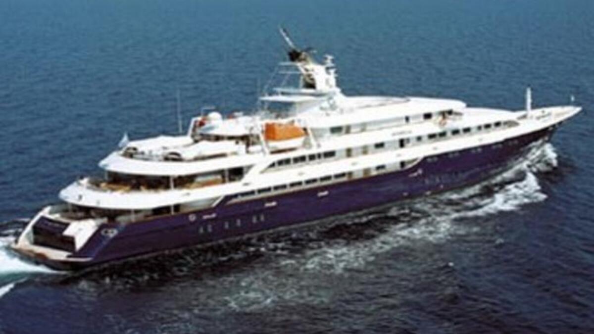 O’mega -  Euros 495,000 (charter rate per week) - birthday gift to Queen Rania who graced the waves for a week.