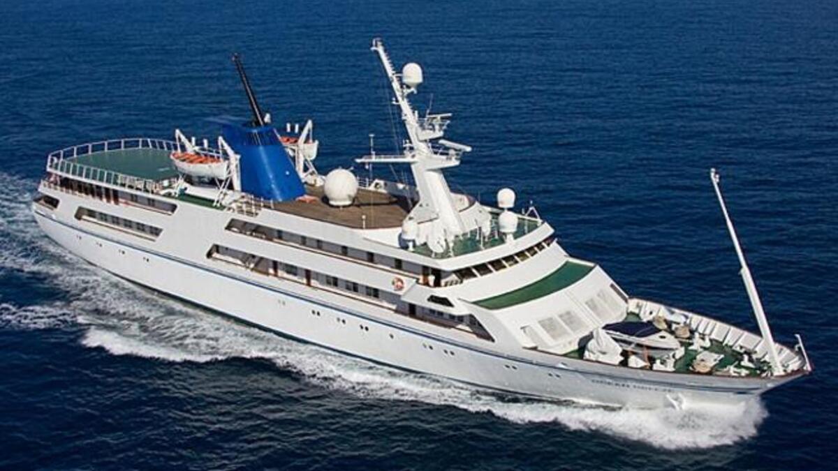 Basrah Breeze - Now consortium owned, initially intended for Saddam Hussein. It's been seized and sold by the French for 35 million USD.