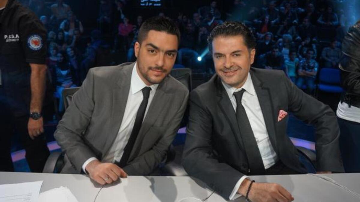 راغب علامة وحسن الشافعي في عرب أيدول