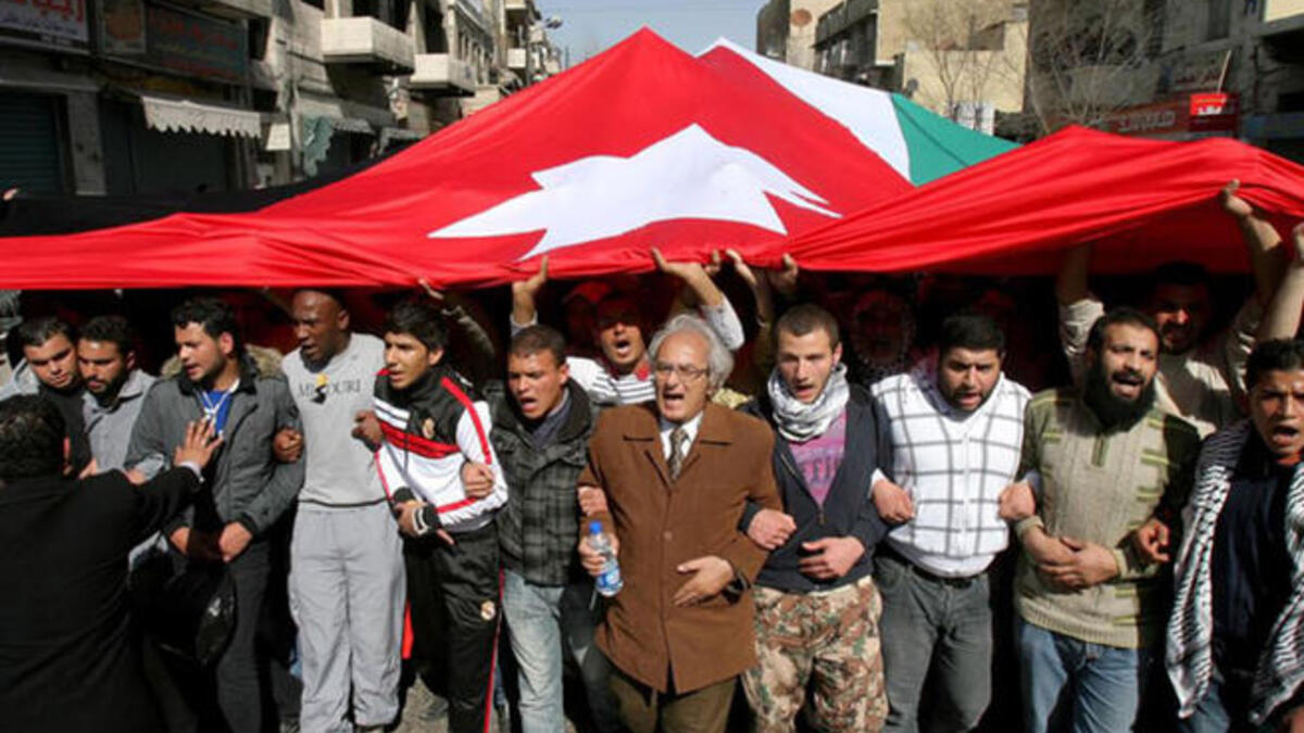 Jordan protest