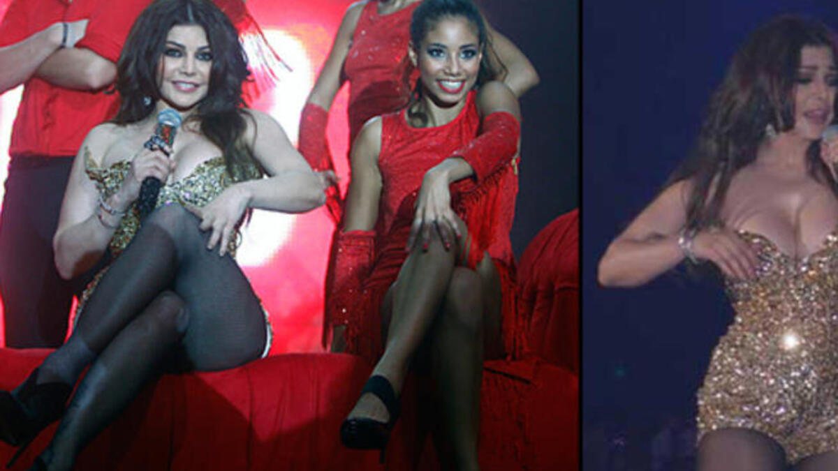 هيفاء وهبي في حفل رأس السنة 2013