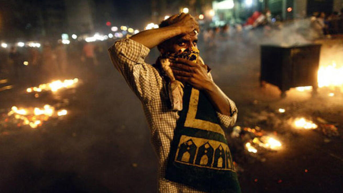 Muslim Brotherhood pro Morsi clashes july 16, Cairo