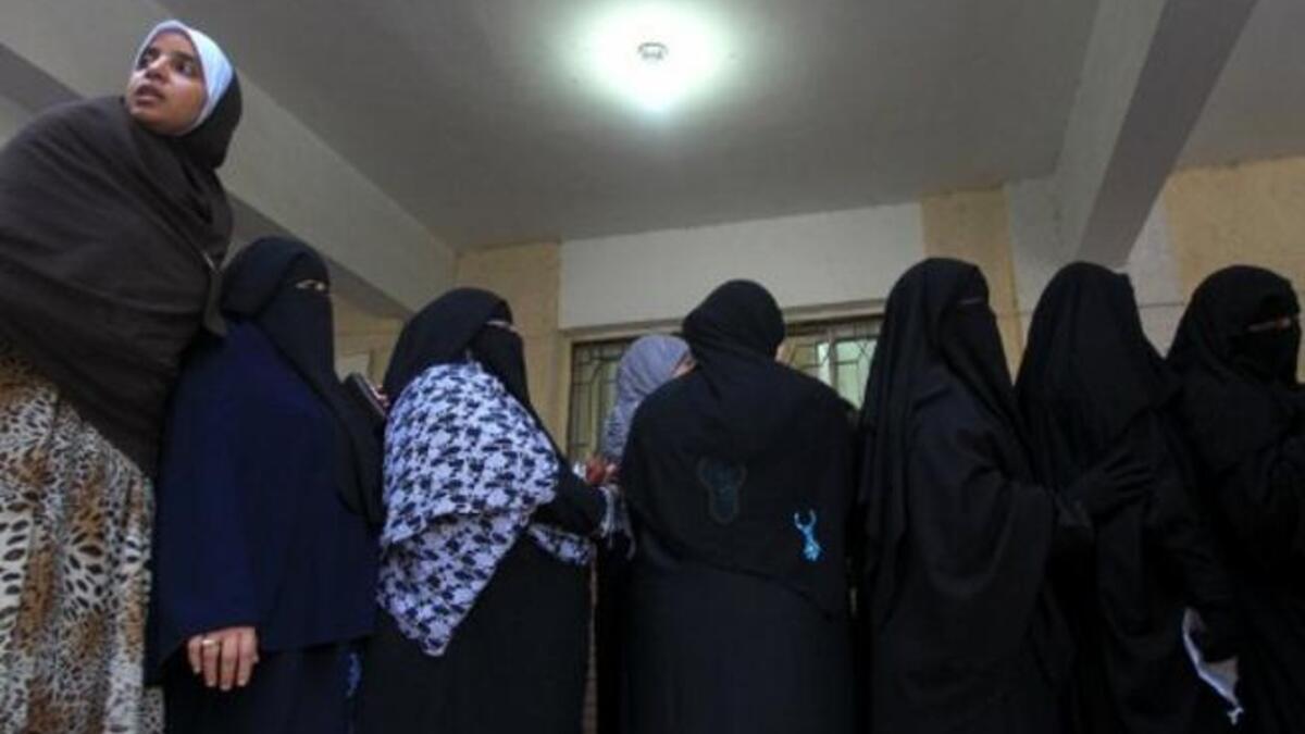 Conservative women from the Delta vote Mursi