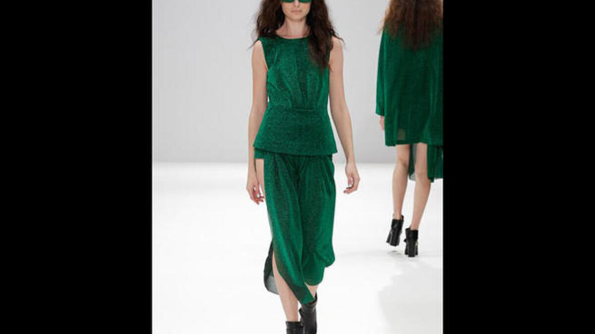 fashion fall emerald green