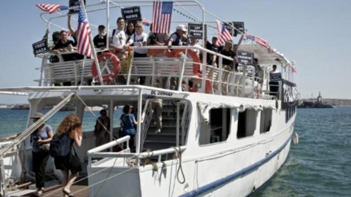 Flotilla fights back: The coordinator for the French boat, MP John-Paul Lecoq, announced that the flotilla organizers
 will go to the European court to fight the Greek government's decision.