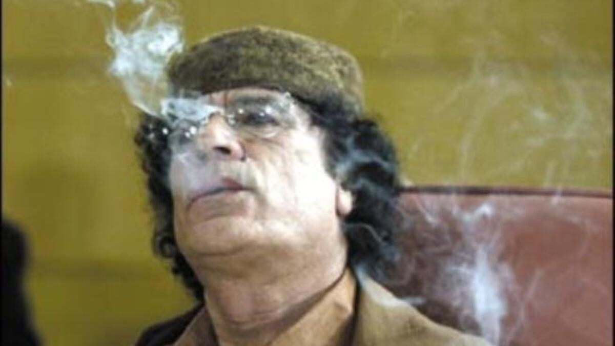 We know we all smoke in the Middle East but we expect a dignitary and leader in the public eye to do so more discreetly