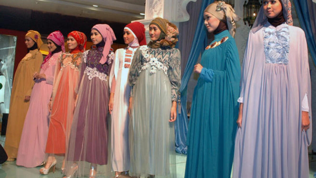 Muslim beauty pageant in Indonesia