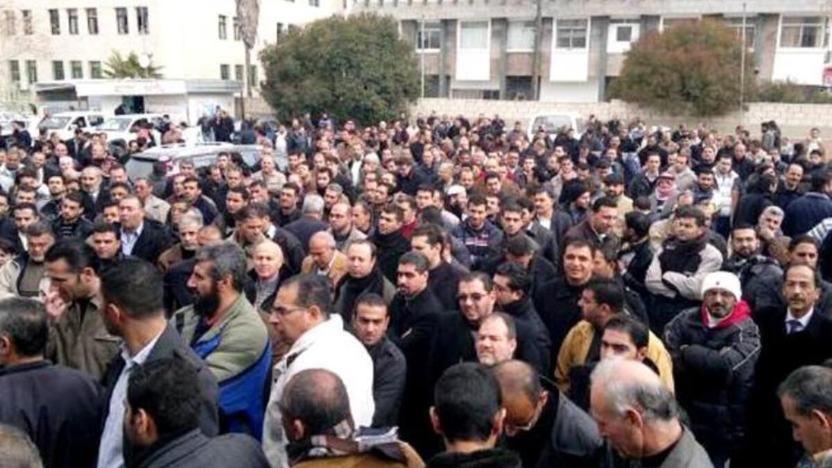 Jordan teacher strikes