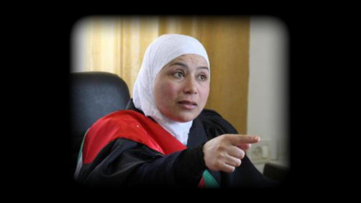 القاضية الفلسطينية خلود الفقيه