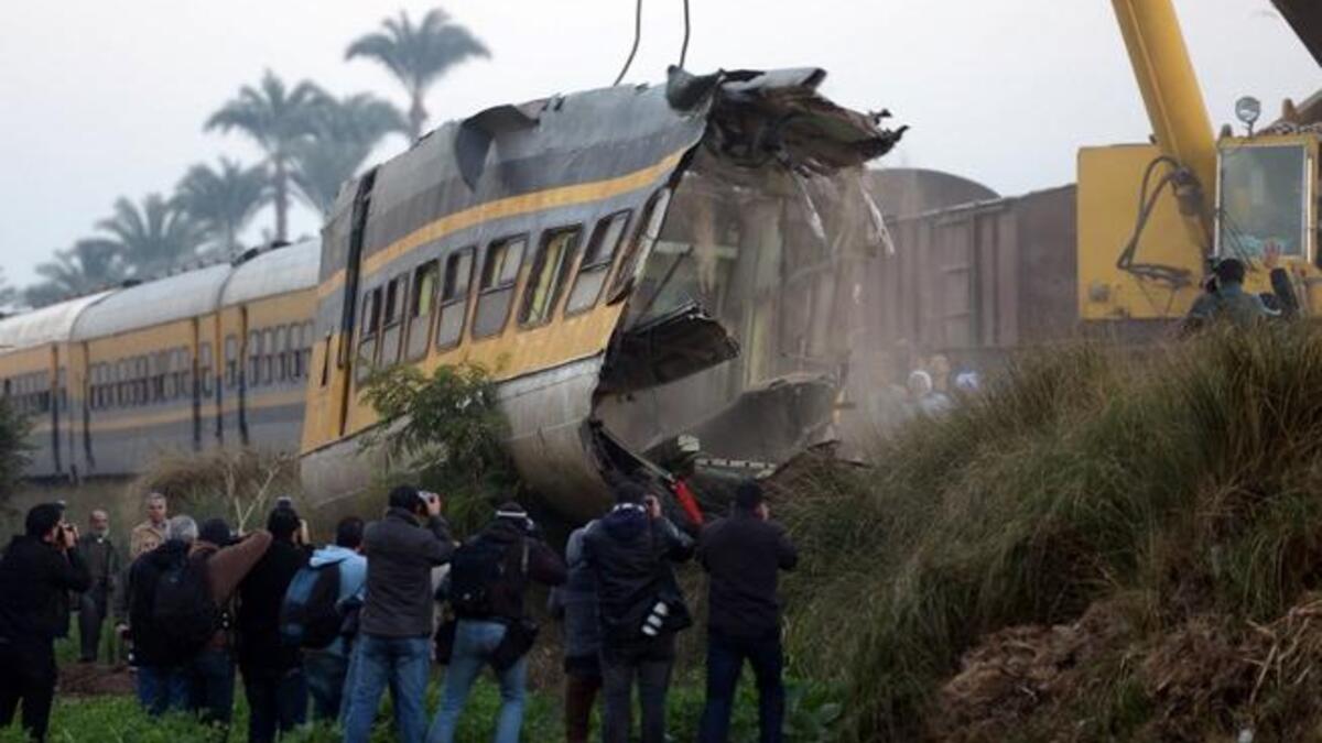 حادثة قطار البدرشين في الجيزة