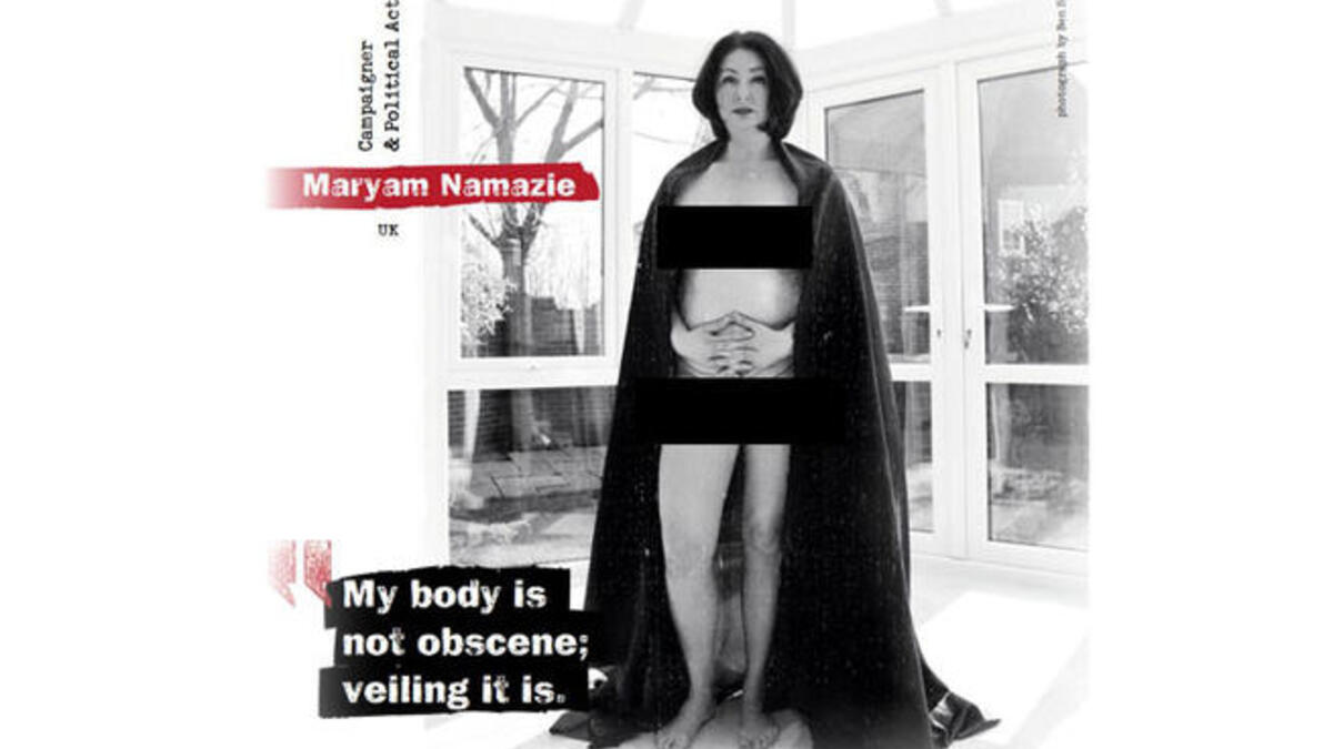 Mariam Namazie nude calendar