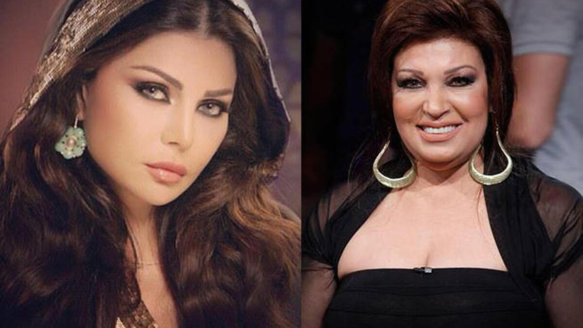 haifa wehbe and fifi abdo