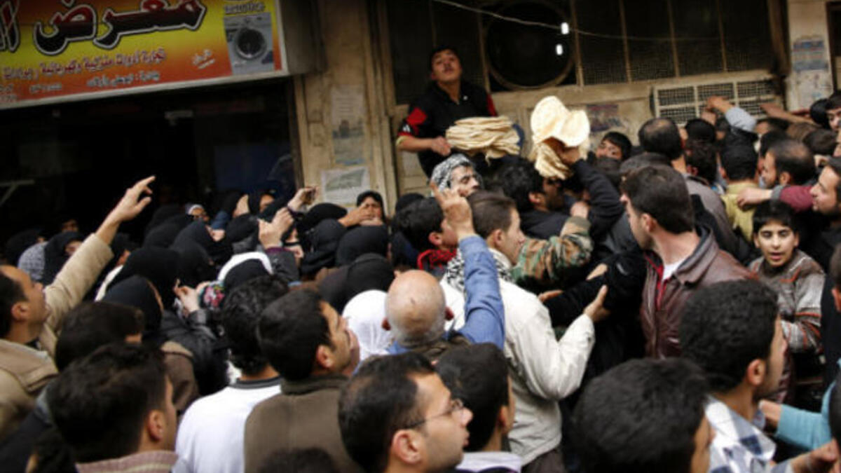 syria civilian attack bakery
