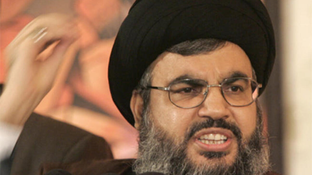 Hezbollah Nasrallah is aiding and abetting Syria